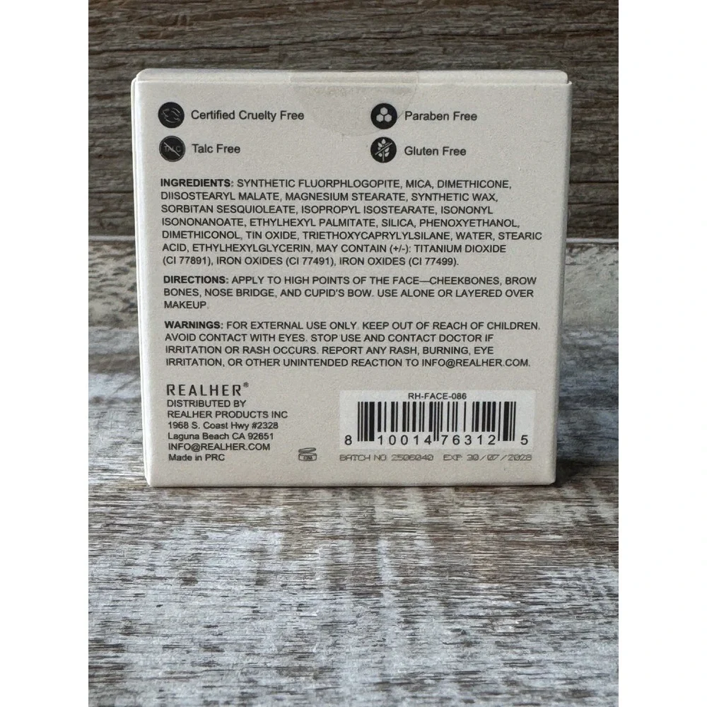 RealHer Pure Resolve Highlighter 4 g | NEW! | DISCONTINUED‎ HTF Rare | $21 MSRP